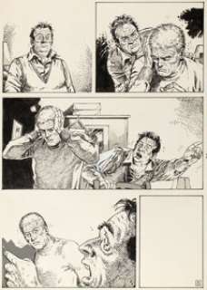 Francisco Solano LÃ³pez - El Eternauta Vol 3 Planche 3 (Editorial Record, 1993). Francisco Solano LÃ³pez El Eternauta Vol 3 Story Page 3 Original Art (Editorial Record, 1993).