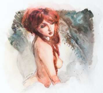 Mathieu Lauffray | Lady Vivian Hastings Illustration Originale (Galerie du 9e Art, 2011). Mathieu Lauffray Lady Vivian Hastings Original Art Illustration (Galerie du 9e Art, 2011). | Heritage