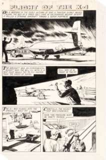 George Evans, Reed Crandall, and Gray Morrow - Classics Illustrated Special Issue #159A Rockets, Jets and Miss... (Total: 7 Original Art)