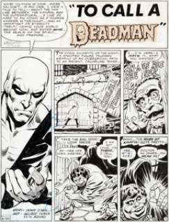 Neal Adams and George Tuska - Challengers of the Unknown #74 Story Page 1 Deadman Original Art (DC, 1970)....