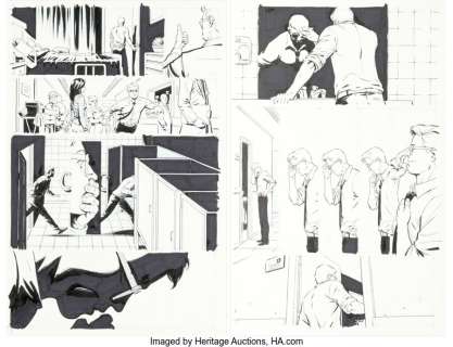 Javier Rodriguez and Alvaro Lopez Daredevil #28 Pages 2-3 Original Art (Marvel, 2013).... (Total: 2 Original Art)