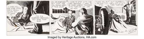 Raymond, Alex | Alex Raymond Rip Kirby Daily Comic Strip Original Art dated 7-11-53 (King Features Syndicate, 1953).... | Heritage