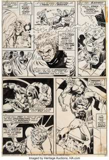 Ploog, Mike - Mike Ploog and Frank Chiaramonte Werewolf by Night #16 Page 26 Original Art (Marvel, 1974). ...