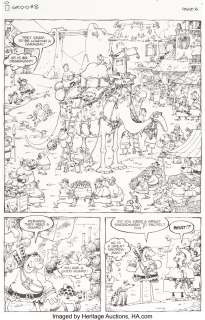 Aragonés, Sergio - Sergio Aragones Groo #8 Story Page 6 Original Art (Image, 1995). ...