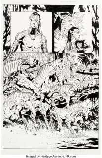 Duursema, Jan - Jan Duursema and Dan Parsons Avatar: Tsu‘tey‘s Path #2 Complete 20-Page Story Original Art (Dark Horse, 2019).... (Total: 20 Original Art)