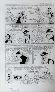 Tavola originale Paul Murry WDC n.458 “Dude Ranch” pag.3