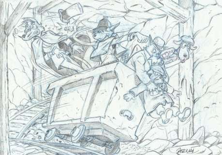 Bernat, Serrat | Bernat, Serrat - Original drawing + sketch drawing - Sherlock Holmes | Catawiki