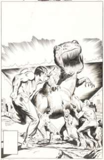 Buckler, Rich - Rich Buckler and Jack Abel Super-Team Family #8 Challengers of the Unknown Cover Original Art (DC, 1976)....