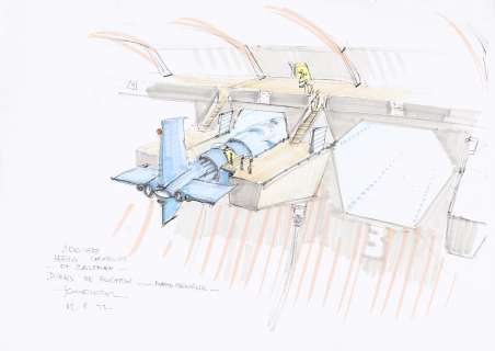 Jean-Claude Mézières (1938-2022) | 2 dessins originaux réalisés pour la préparation du film Le… | Fauve Paris