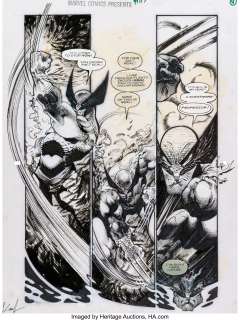 Kieth, Sam | Sam Kieth Marvel Comics Presents #117 Story Page 4 Wolverine Original Art (Marvel, 1992).... | Heritage