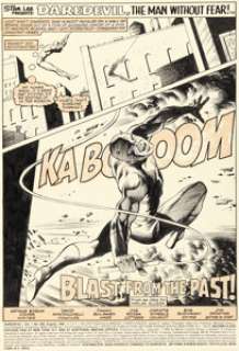 Mazzucchelli, David - David Mazzucchelli and Danny Bulanadi Daredevil #209 Story Page 1 Original Art (Marvel, 1984)....