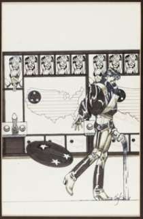 Chaykin, Howard - Howard Chaykin American Flagg! #8 Cover Original Art (First, 1984)....