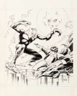 Ciro (Cyrus) Tota Dylan Dog, The Full Moon Nights #2 Cover Original Art (Lug, 1982)....