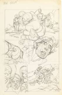 Kane, Gil | Gil Kane Warlock Preliminary Original Art Group of 3 (1970s).... (Total: 3 Original Art) | Heritage