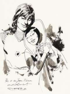 Julio Ribera Le Vagabond des Limbes Axle Munshine and Muskie Specialty Illustration Original Art (1989). ...