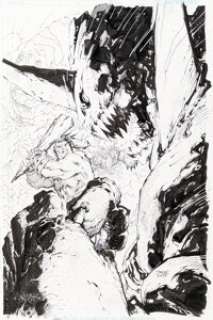 Lee, Jim - Jim Lee World of Warcraft #3 Variant B Cover Original Art (DC/Wildstorm, 2008). ...