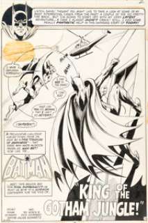 Irv Novick and Dick Giordano - Batman #254 Complete 13-Page Story Original Art (DC, 1974).... (Total: 13 Original Art)