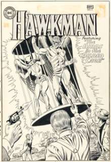 Murphy Anderson - Hawkman #3 Cover Original Art (DC, 1964)....