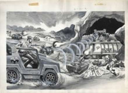 Masami Watanabe’s Hand-Drawn Illustration "G.I. Joe" | Mandarake (Big Web)