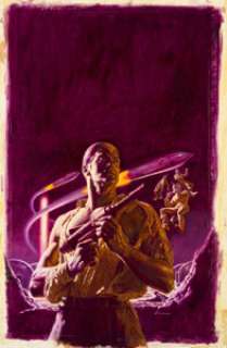 James Bama | Doc Savage #15 Murder Melody Paperback Novel Cover Painting Original Art (Bantam, 1967). | Heritage