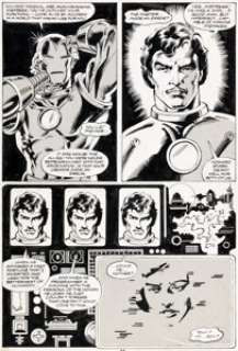 Don Newton and Joe Rubinstein The Avengers Annual #9 Story Page 32 Original Art (Marvel, 1979).