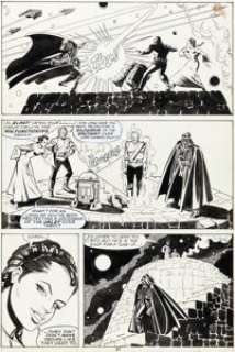 Carmine Infantino and Carlos Garzon Star Wars #48 Story Page 16 Original Art (Marvel, 1981).