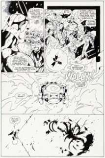 Joe Madureira and Jim Sinclair Vanguard #3 Story Page 26 Original Art (Image, 1993). | Heritage