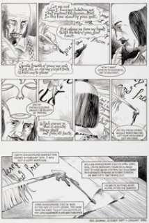 Charles Vess Sandman #75 Story Page 38 Original Art (DC, 1996).