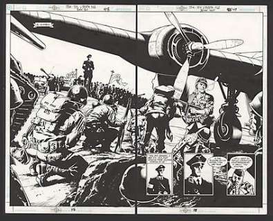 JSA: THE LIBERTY FILE Issue #2 Double Page Splash | ComicConnect