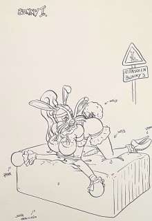 Fetishgenerator | FetishGeneraor - 2 Original, published drawings - Bondage - Formaat: 29 x 21 cm. (each) - Exemplaire unique - (2000) | Catawiki