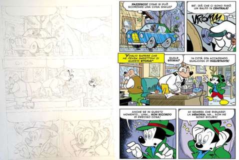 Casty (Andrea Castellan), Marco Nucci | Topolino I TL 3429-1P - “Io sono macchia nera” - Signed Original Comic Page by Casty - page 22 - (2021) | Catawiki
