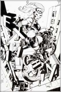 Tony Harris Ex Machina #36 Cover Original Art (DC/Wildstorm, 2008).