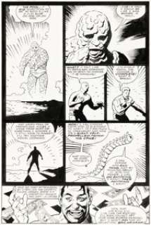 Mike Mignola and Kevin Nowlan Batman Villains Secret Files and Origins 2005 Clayface Story Page 4 Original Art (DC, 2005).