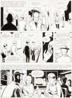 Daniel Clowes Eightball #19 David Boring Story Page 5 Original Art (Fantagraphics, 1998).