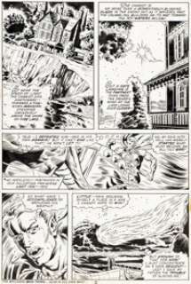 Herb Trimpe and Frank Chiaramonte Marvel Spotlight #13 Son of Satan Story Page 2 Original Art (Marvel, 1974).