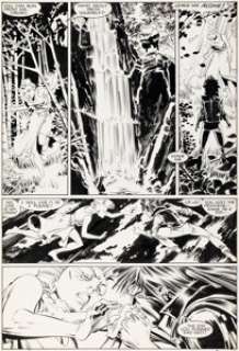 Rick Leonardi and Dan Green The Uncanny X-Men #212 "Mutant Massacre" Story Page 18 Original Art (Marvel, 1986).