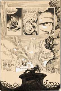 Joe Kubert Showcase #87 Firehair Story Page 9 Original Art (DC, 1969).