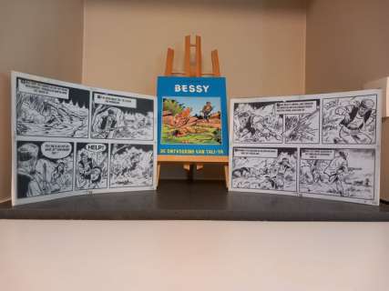 Studio Vandersteen - 30 Ex | Bessy - De ontvoering van Tali-Ya + originele pagina - (1971/2008) | Catawiki