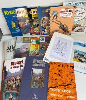 Merho | De Kiekeboes - speciale uitgaven met o.a. misdruk De hoed van Robin + uitgaven Jette met opdrachttekeningen - (1972/2019) | Catawiki