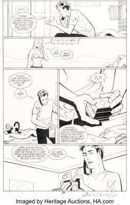 Pia Guerra and José Marzan Jr. Y: The Last Man #1 Story Page 26 Original Art (DC/Vertigo, 2002).