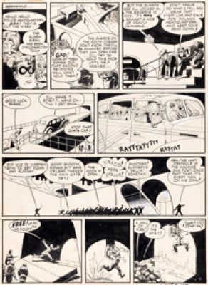 Will Eisner and Jerry Grandenetti The Spirit Section Page 5 Original Art dated 11-30-47 (Register and Tribune Syndicate, 1947). | Heritage