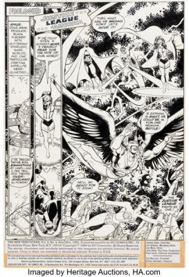 George Pérez and Romeo Tanghal The New Teen Titans #4 Story Page 1 Original Art (DC, 1981). | Heritage