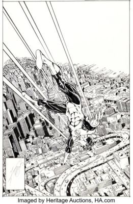 George Pérez Action Comics Weekly #602 Green Lantern Cover Original Art (DC, 1988). | Heritage