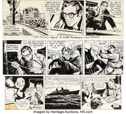 John Prentice - Daily Comic Strips Original Art Group of 3 (King Features Syndicate, 1966-75). (Total: 3 Original Art)