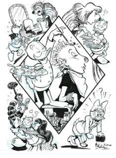 Arild Midthun | Carl Barks homage - “Beauty Business” - exclusive artwork by Arild Midthun - (2019) | Catawiki