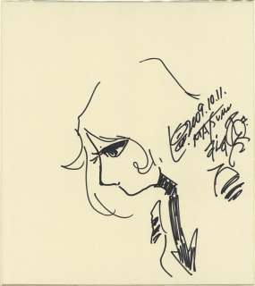 Reiji Matsumoto hand-drawn shikishi "Space Battleship Yamato" Yuki Mori | Mandarake (Big Web)