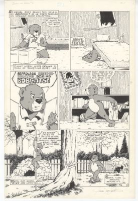 Boris the Bear #6 pg 1 Original Comic Art James Dean Smith