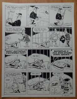 Janvier, Michel | Janvier, Michel - Planche originale - Rantanplan T7 - Le Fugitif - (1994) | Catawiki