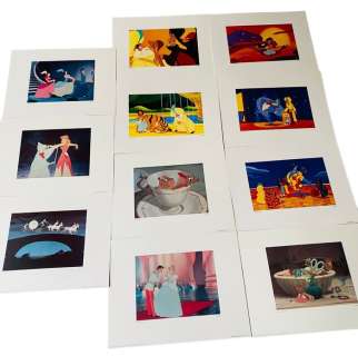 Walt Disney Studios - 10 Lithograph - Aladdin, Cinderella - 1950 | Catawiki