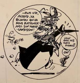 F’murr - 1 Original drawing - Plus vite Alfred ! | Catawiki